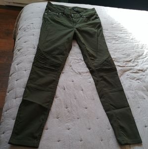Olive Green Prana Brenna Biker Moto Pants Size 4